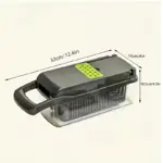 Multifunctional Food Chopper for Chopping, Slicing & Dicing with 8-Blade Inserts and Container – gallery image 4