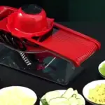 Multi-Component Vegetable Chopper System for Manual Slicing & Grating with Interchangeable Blades – gallery image 3