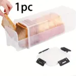 Retractable Bread Storage Box for Storing Bread & Baked Goods, Rectangular Design – gallery image 10