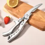 Carbon Steel Kitchen Scissors for Cutting & Trimming Food Ingredients, Ergonomic Ambidextrous Grip – gallery image 7