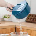 12-in-1 Manual Vegetable Chopper for Cutting & Slicing with Interchangeable Blade Housing – gallery image 5