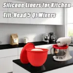 Silicone-Lined Mixer Bowl for Mixing & Pouring with Reusable Spout and Lid – gallery image 8