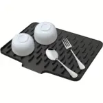 Silicone Drain Mat for Drying Dishes and Protecting Surfaces – gallery image 3