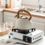 Stainless Steel Whistling Kettle for Boiling Water, 3 Liters, Wooden-Pattern Handle – gallery image 9