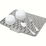 Silicone Drain Mat for Drying Dishes and Protecting Surfaces – main image