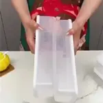 6pcs Stackable Plastic Storage Containers with Lids for Organizing Food Items, Rectangular Design – gallery image 8