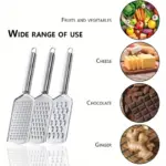 3-Piece Kitchen Tool Set for Peeling, Grating and Slicing, Stainless Steel – gallery image 3