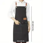 Multi-Pocket Apron for Workwear & Task Carrying, Adjustable Strap, Polyester Blend – gallery image 4