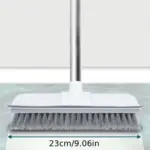 Long-Handle Scrub Brush for Deep Cleaning with Stiff Bristles, Gray – gallery image 11