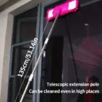 Rotatable Flat Mop for Wet and Dry Cleaning with Chenille Mop Head – gallery image 6