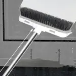 Long-Handle Scrub Brush for Deep Cleaning with Stiff Bristles, Gray – gallery image 5