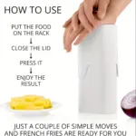 Manual Metal French Fries Cutter and Vegetable Chopper for Slicing and Dicing – gallery image 5