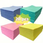 20pcs Reusable Non-Adhesive Dishcloths for Household Cleaning & Wiping, Oil-Resistant Absorbent Cloth – gallery image 7