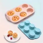 Non-Stick Silicone Muffin Pan for Baking Muffins and Cupcakes, 6-Cavity Design – gallery image 7