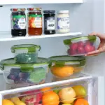 4pcs Round Food Storage Containers for Organizing & Storing Food, Stackable – gallery image 3