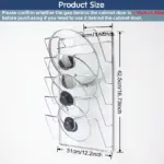 Metal Pot Lid Organizer Rack for Hanging & Space-Saving Storage, Multi-Level Design – gallery image 4