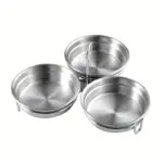 3pcs Stainless Steel Egg Molds for Boiling, Poaching and Steaming Eggs – gallery image 8