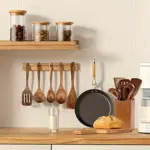 8pcs Wooden Cooking Utensil Set for Stirring & Serving, Non-Scratch Design – gallery image 3