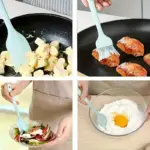 5-Piece Silicone Kitchen Tool Set for Spreading & Scraping, Mixed Spatula and Brush Pieces – gallery image 3