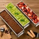 Aluminum Rectangular Baking Pan for Layered Desserts with Removable Dividers – gallery image 5