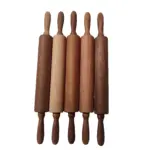 17-Inch Mahogany Rolling Pin for Rolling & Flattening Dough – gallery image 6