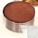 Adjustable Stainless Steel Cake Slicer for Layering Cakes and Bread, 6-Layer Guide Design – gallery image 2