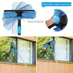 High Window Cleaning Squeegee for Window Cleaning with Extension Pole and Rotating Head – gallery image 6