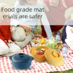 Casserole-Style Bowl with Lid and Spoon for Serving Noodles, Rice, and Soup – gallery image 13