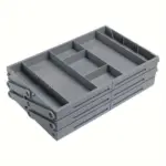 Foldable Drawer Storage Box for Organizing Cutlery & Utensils with Expandable Compartment Design – gallery image 2