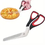 Pizza Scissors for Cutting & Serving with Soft-Grip Handle – main image