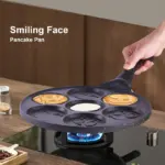 Non-Stick 7-Hole Pancake and Crepe Pan for Stovetop Cooking with Detachable Handle – gallery image 8