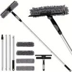 High Window Cleaning Squeegee for Window Cleaning with Extension Pole and Rotating Head – gallery image 2