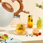 Stainless Steel Whistling Kettle for Boiling Water, 3 Liters, Wooden-Pattern Handle – gallery image 3