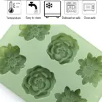 Silicone Flower-Shaped Cake Mold for Baking & Molding with Flexible Non-Stick Design – gallery image 5