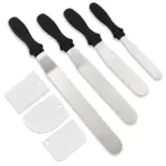 7-Piece Cake Smoothing Tool Set for Frosting & Smoothing with Stainless Steel Construction – gallery image 7