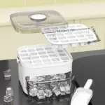 Double-Layer Ice Cube Mold for Making Ice Cubes with Push-Button Release Design – gallery image 4