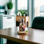 10oz Vacuum Insulated Water Bottle for Hot and Cold Beverages, 304 Stainless Steel – gallery image 3