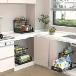 2-Tier Slide-Out Under-Sink Organizer for Storage & Access – gallery image 13
