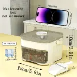 Double-Layer Ice Cube Mold for Making Ice Cubes with Push-Button Release Design – gallery image 5