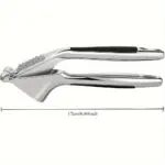 Stainless Steel Garlic Press for Crushing Garlic with Ergonomic Easy-Grip Handle – gallery image 4