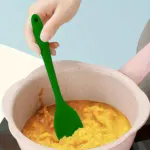 4pcs Heat-Resistant Silicone Mixing Spoons for Stirring & Mixing, Non-Stick Surface – gallery image 6