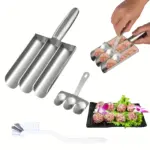 Stainless Steel Triple Meatball Maker Spoon for Shaping & Releasing Meatballs – gallery image 2