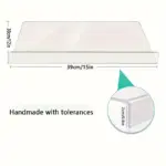 Acrylic Cutting Board for Food Prep & Cutting with Transparent Surface and Counter-Edge Lip – gallery image 4