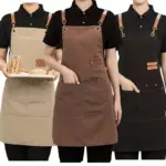 Multi-Pocket Apron for Workwear & Task Carrying, Adjustable Strap, Polyester Blend – main image