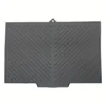 Silicone Draining Mat for Drying Dishes & Protecting Surfaces, Foldable Reversible Design – gallery image 2
