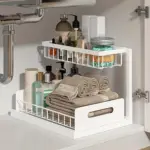 2-Tier Slide-Out Under-Sink Organizer for Storage & Access – main image