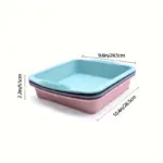 Non-Stick Silicone Square Cake and Bread Pan for Baking & Releasing with Flexible Form – gallery image 4