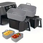 2pcs Silicone Air Fryer Liner Tray for Lining Baking Surfaces, Non-Stick Easy-Clean Design – gallery image 7