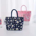 Insulated Tote Bag for Carrying Non-Food Items, Daisy Print, Handheld Design – gallery image 8