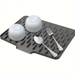 Silicone Drain Mat for Drying Dishes and Protecting Surfaces – gallery image 9
